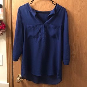 Blue blouse!